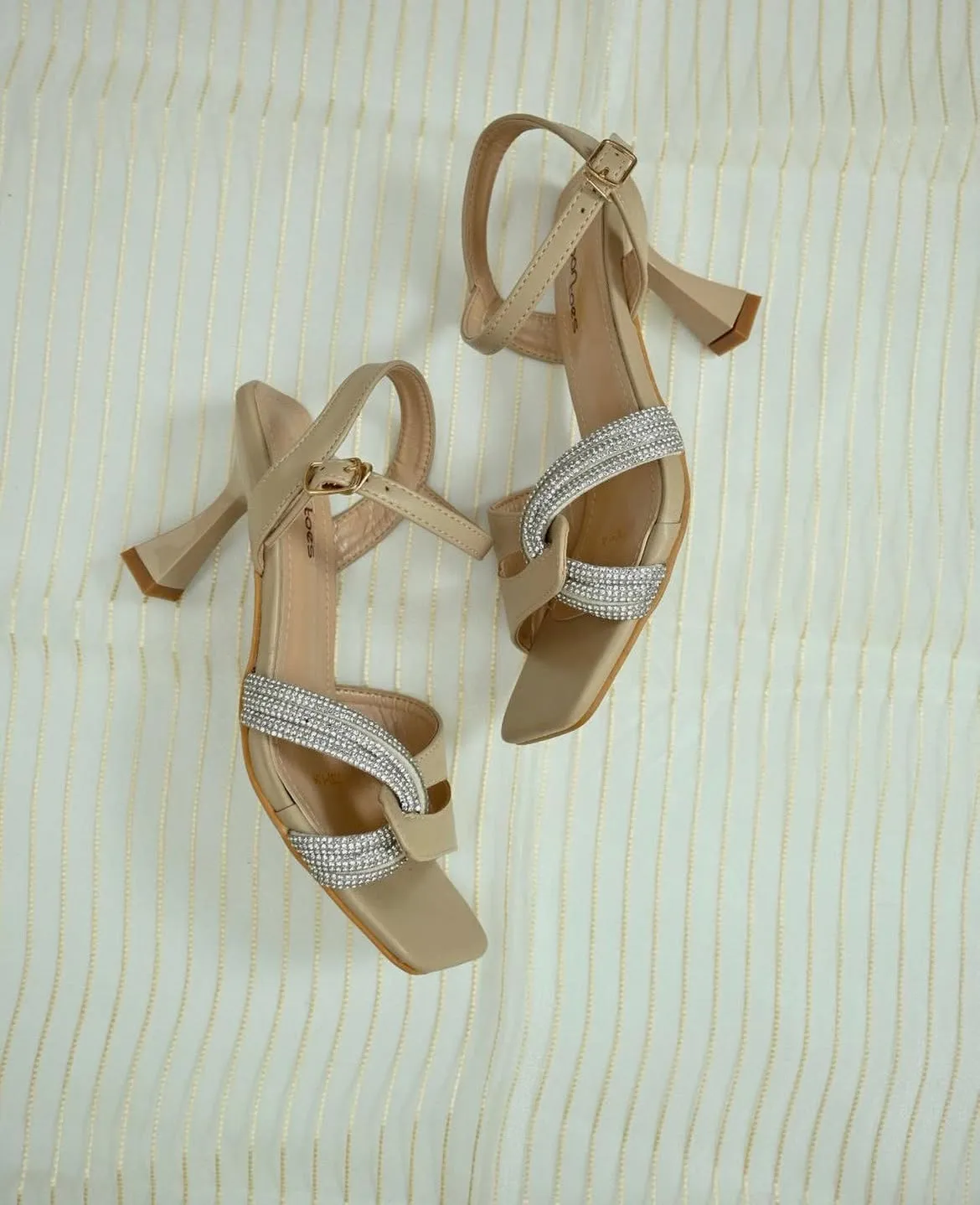 Urbantoes Nector Pencil Heels Beige