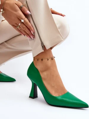 Eden pencil heel Green