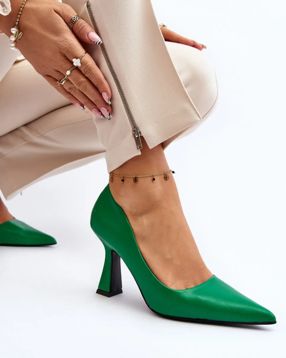 Eden pencil heel Green