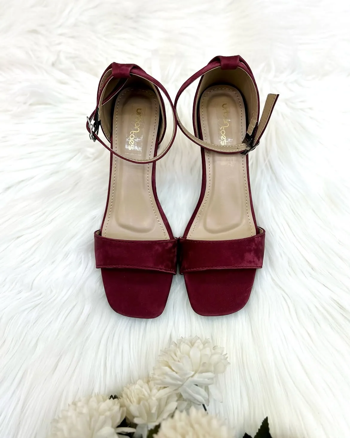 Tracy Heels Wine Red