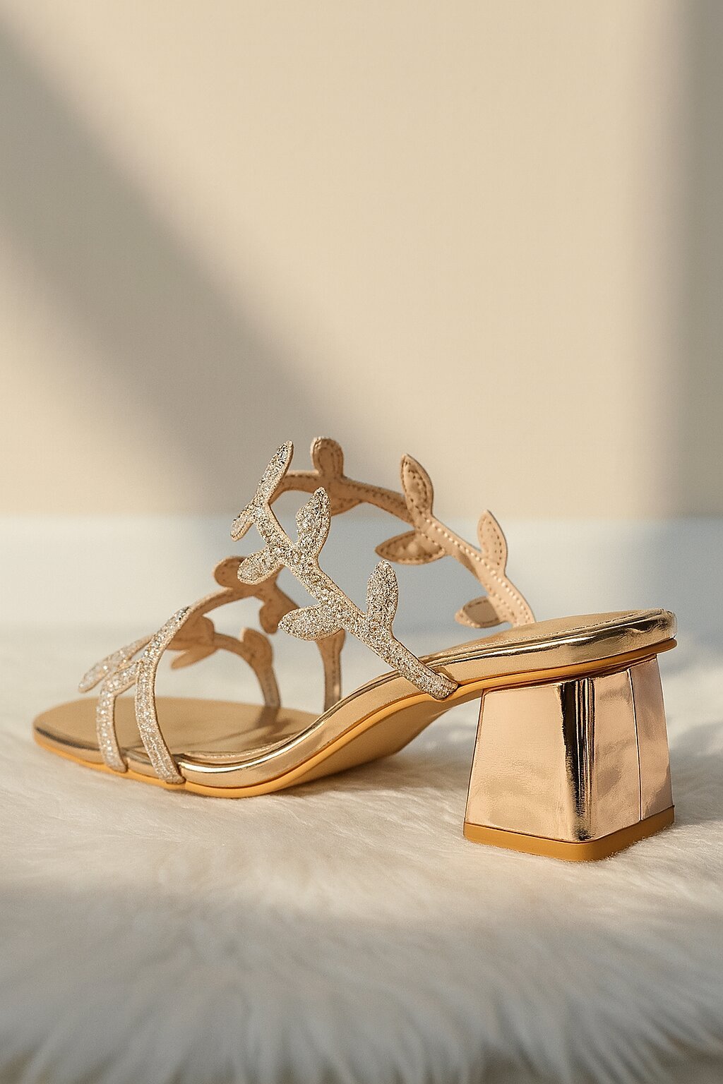 UrbanToes Aurelia Crystal Block Heeled Sandals - Image 3