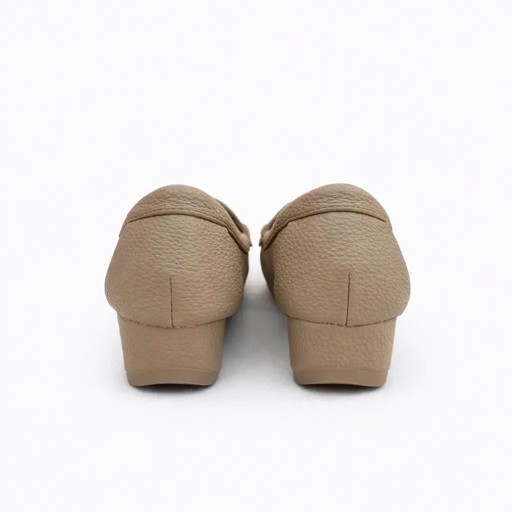 Urbantoes Women Comfortable Tan Wedge loafers - Image 3