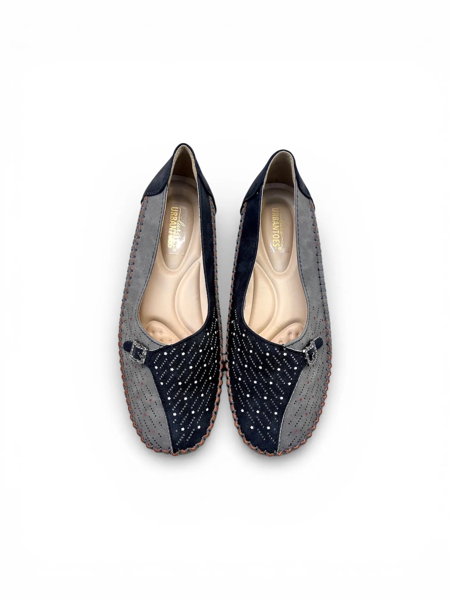 Urbantoes Soft Comfort Flat Ballerinas Black - Image 3