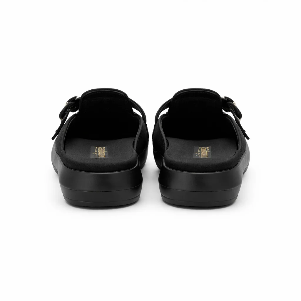 women walking flats cushioned sole slip on
