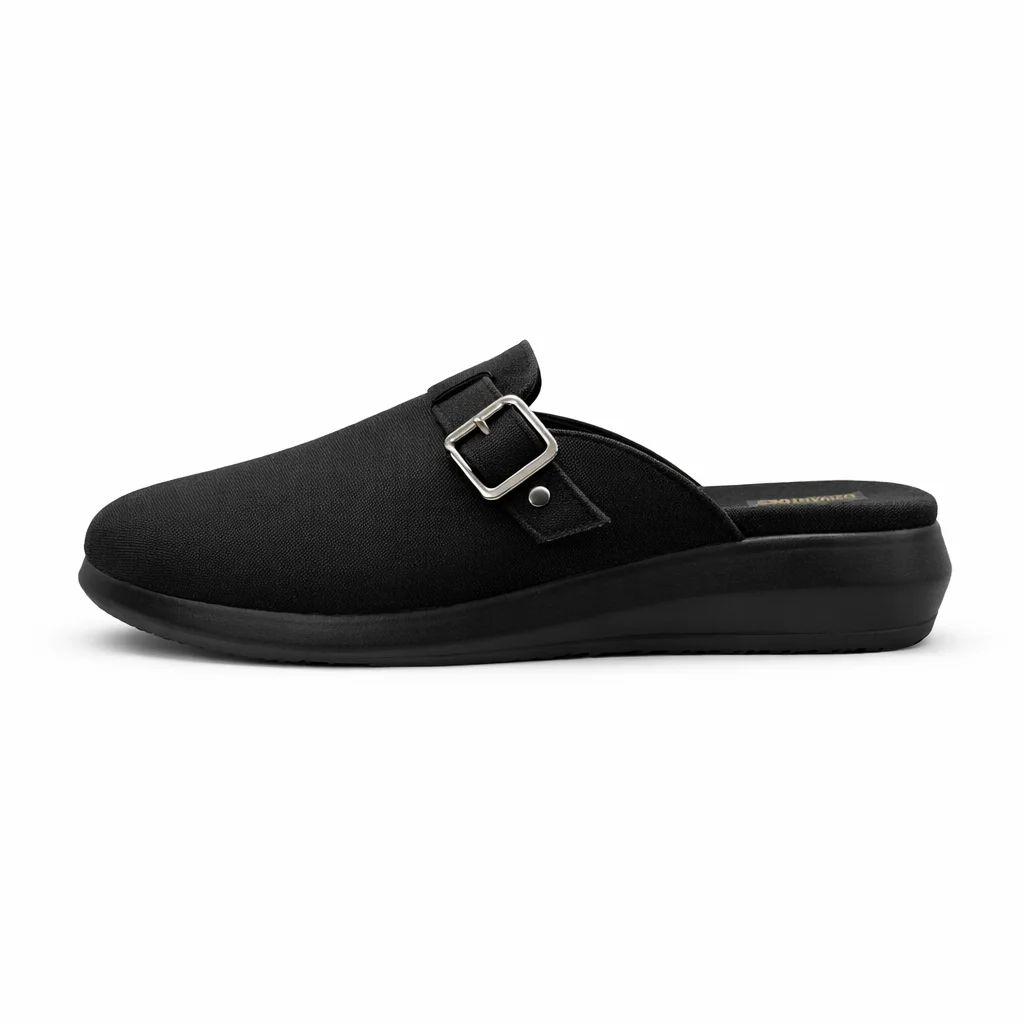 women walking flats cushioned sole slip on