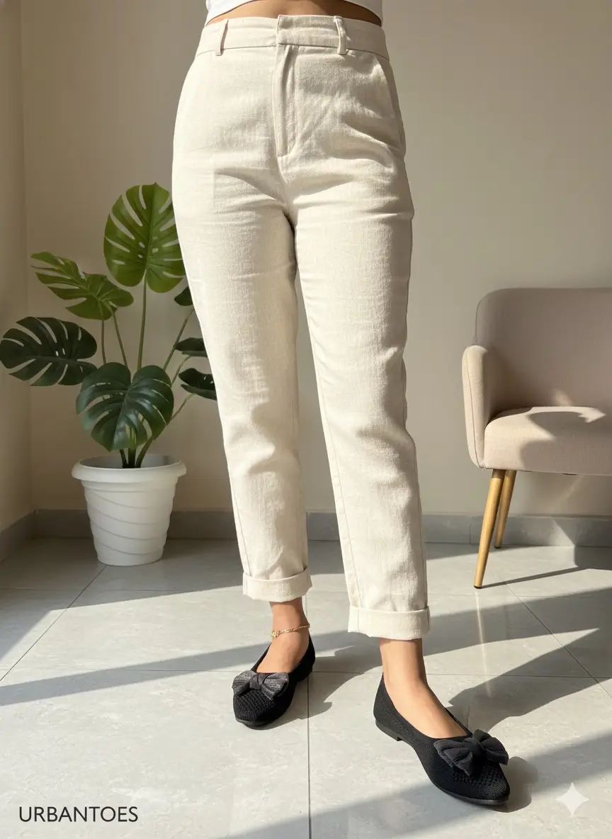 Elegant Black Ballerina Flats with Stylish Bow — Comfort Daily Wear for Women - Image 5