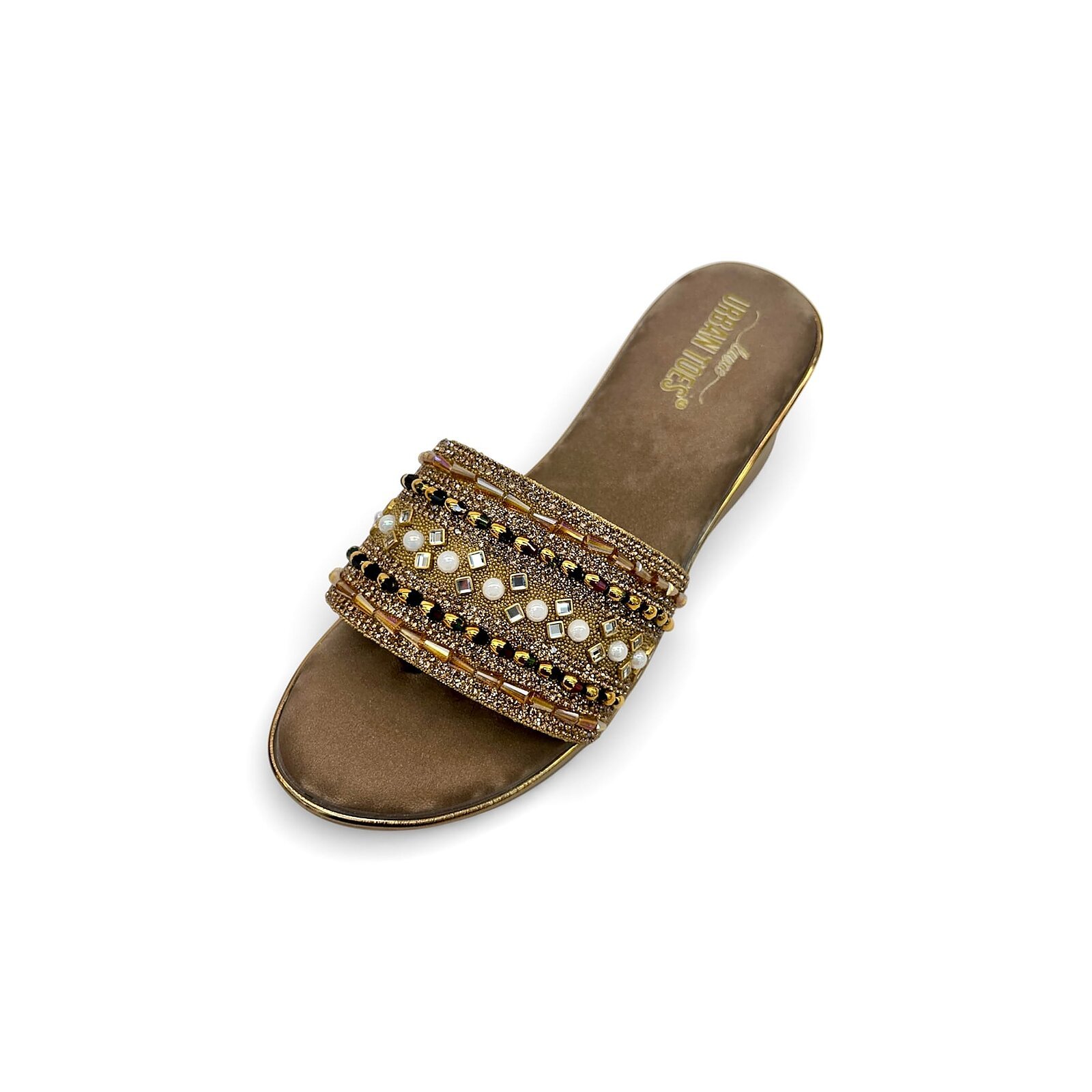 wedge slide sandals
