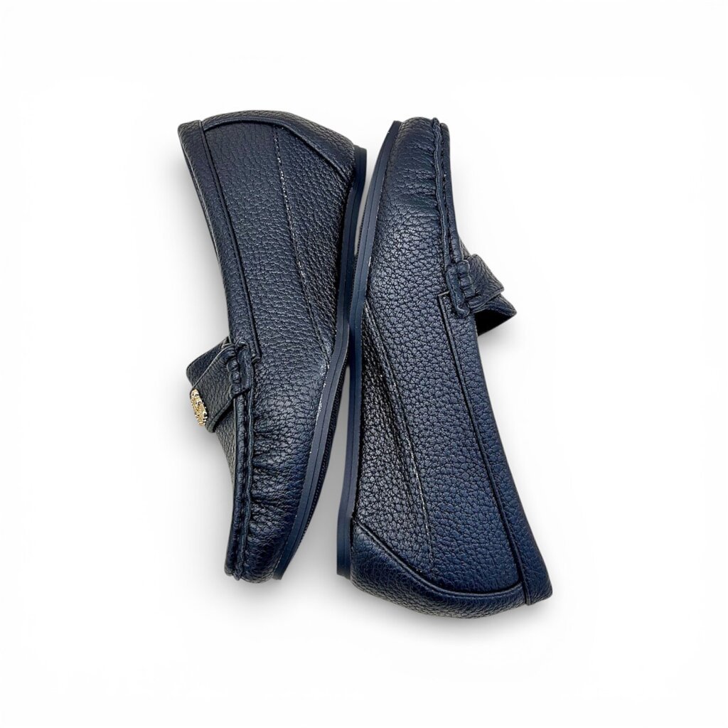 Black Wedge Loafers for Women – Comfort Slip-On Everyday Shoes