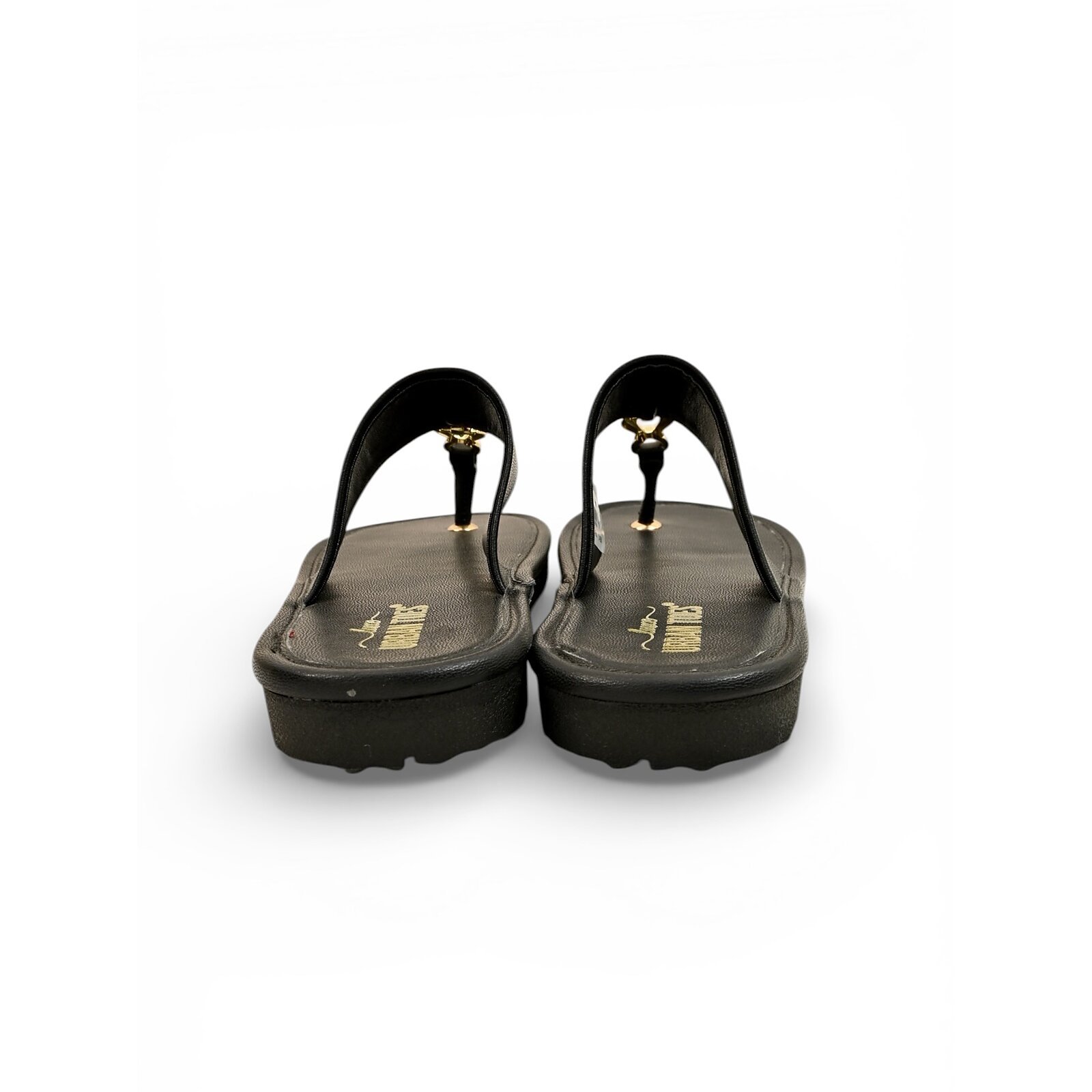 Black Buckle Flat Slippers Women – Vegan Leather Daily Wear - Image 4