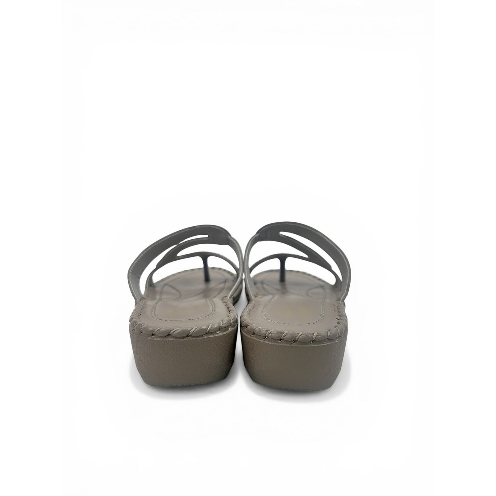 Grey Embellished Toe-Post Comfort Sandals for Women – Urbantoes - Image 3