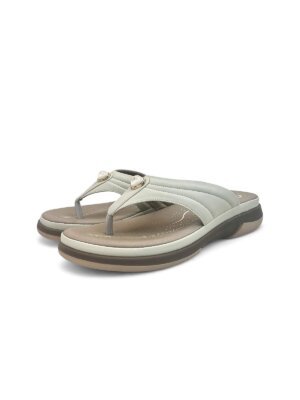 cream comfort toe post sandals