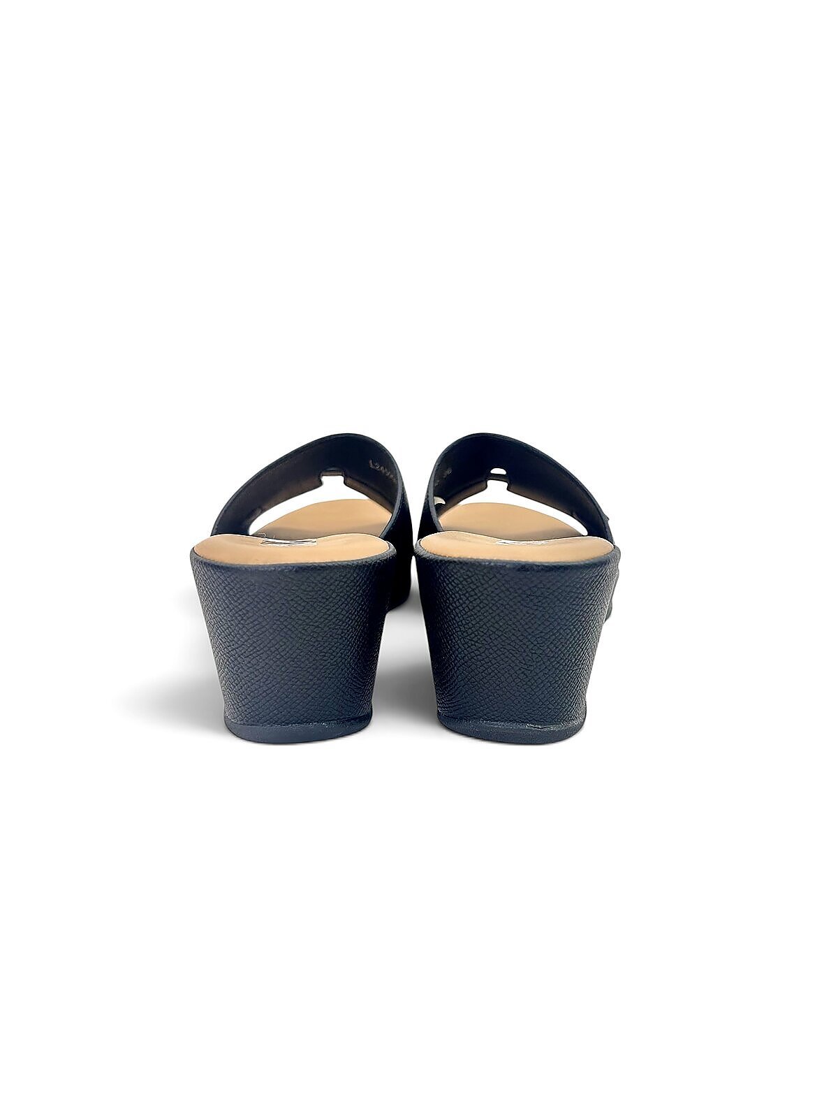 Black Wedge Sandals for Women Daily Wear | UrbanToes - Image 4