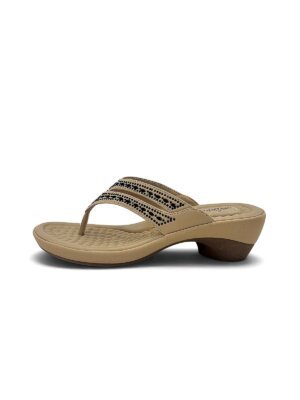 beige toe post sandals for women daily wear