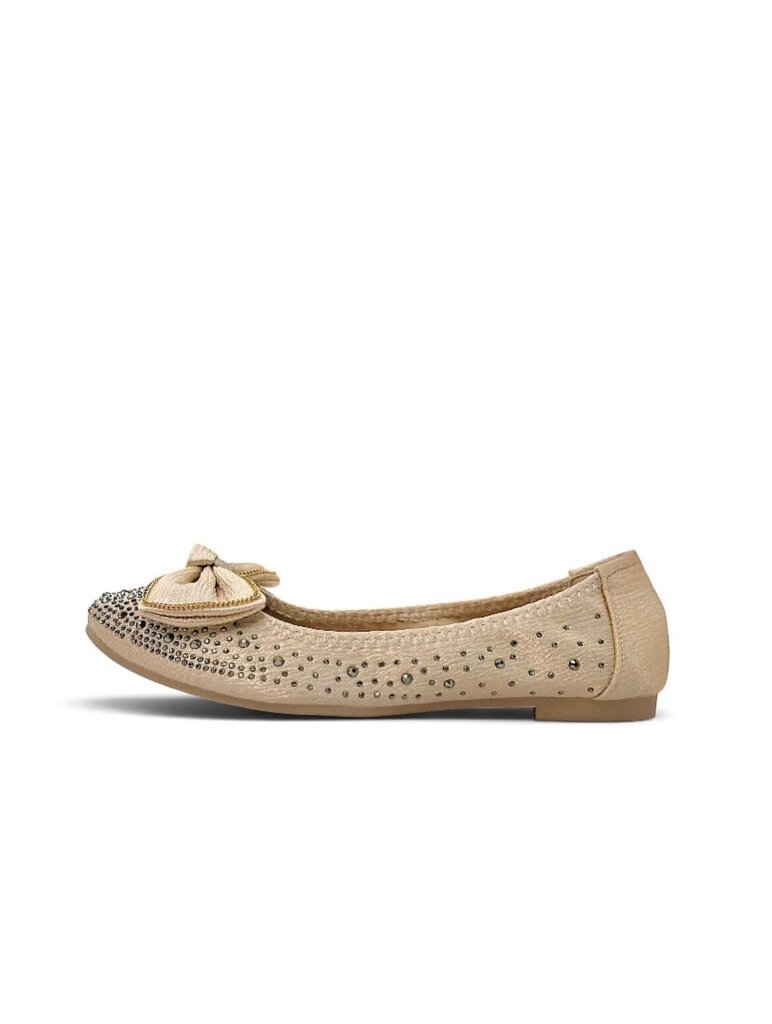 Beige Ballerina Flats for Women
