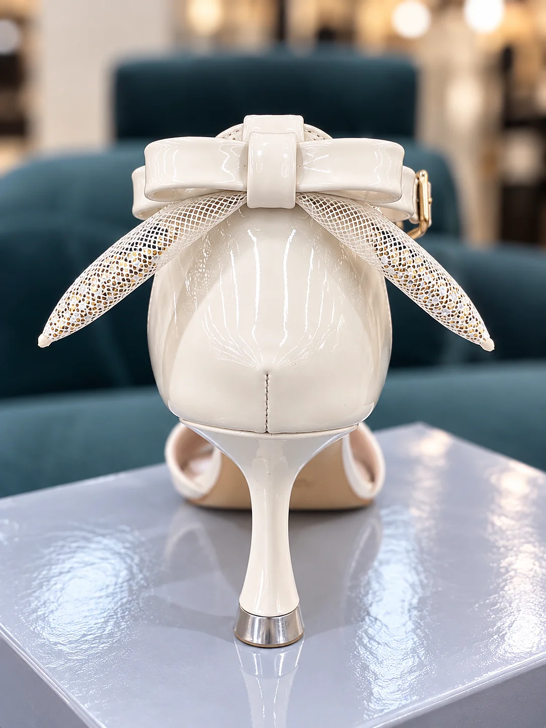 Women’s Beige Ankle-Strap Block Heels with Cushioned Insole
